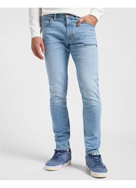 Blugi barbati Lee, model Luke Typhoon, bumbac, albastri, W31-L34 US