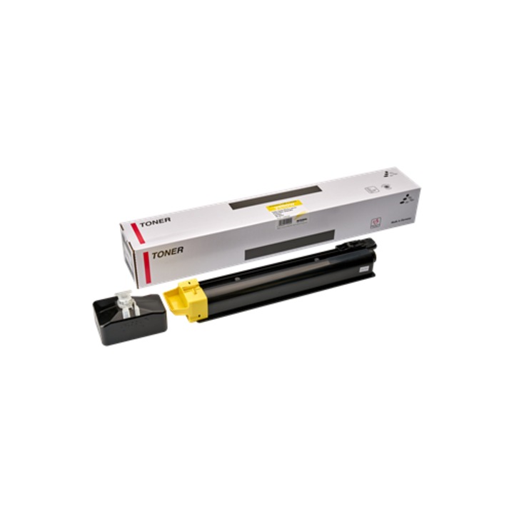 Kompatibilis üzleti toner, Kyocera, Kyo TK-8315 Y Laser Integral-Germany, 6 K oldal, Klasszikus sárga, Kompatibilis a KYOCERA - MITA TASKalfa 2550ci modellel