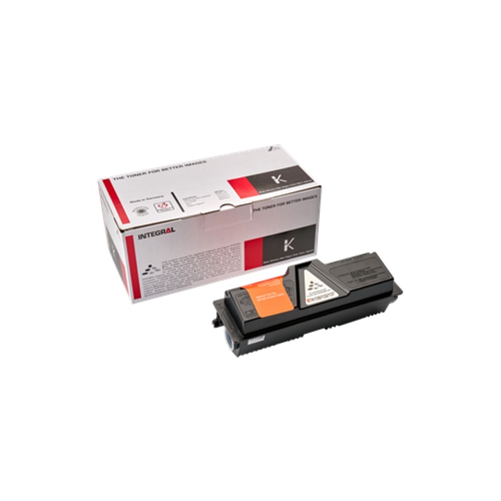 Professzionális kompatibilis toner, Kyocera, Kyo TK-130 Laser Integral-Germany, 7200 oldal, fekete, kompatibilis a KYOCERA - FS1300D, 1028MFP, 1128MFP, 1350DN modellekkel