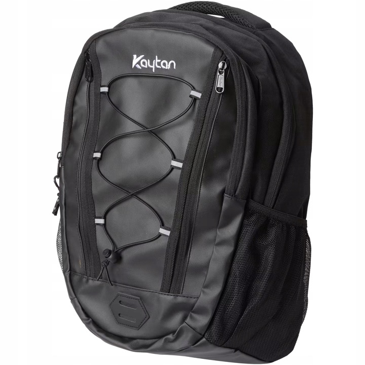 Rucsac Sport Kaytan 20L, 48x33x17 cm, Poliester reciclat, Negru