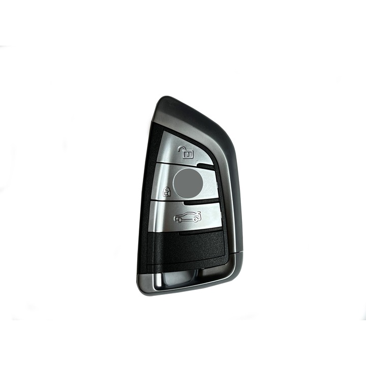 Carcasa Cheie 3 Butoane Silver compatibila BMW ///M X5 X6 F15 F16 F48 F45 F46 G11 G12 fara logo