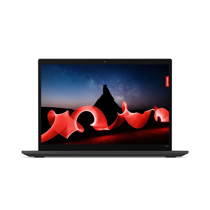 Лаптоп Lenovo ThinkPad T14s G4, 14" WUXGA, AMD Ryzen™ 5 PRO 7540U до 4.9 GHz, 16 GB RAM LPDDR5x 6400, 512 GB SSD, AMD Radeon 740M, Windows 11 Pro, Deep Black 512 GB
