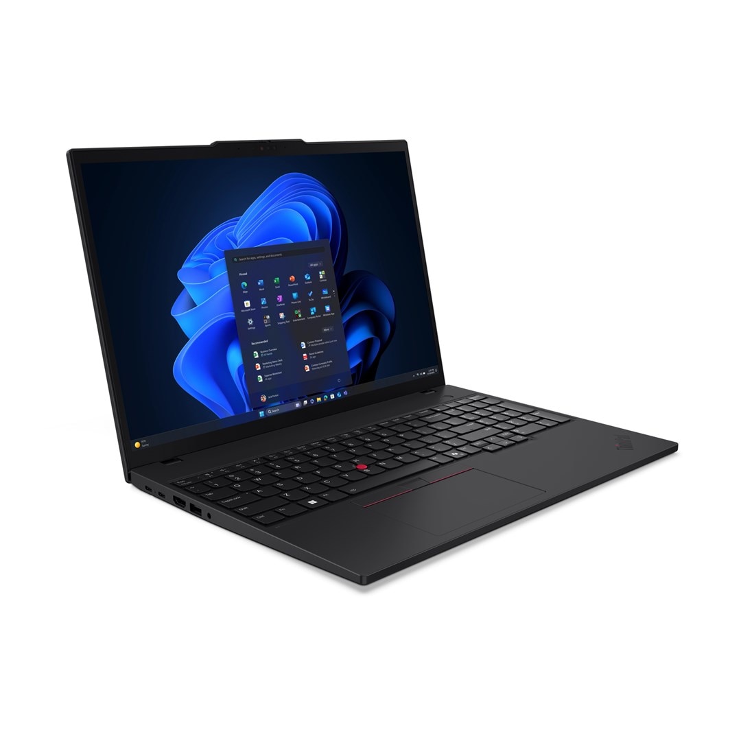 Laptop Lenovo ThinkPad T16 G4, 16" WUXGA, Intel® Core™ Ultra 5 225U pana la 4.8 GHz, 16 GB RAM DDR5 5600, 512 GB SSD, Intel® Graphics, Windows 11 Pro, Black 512 GB