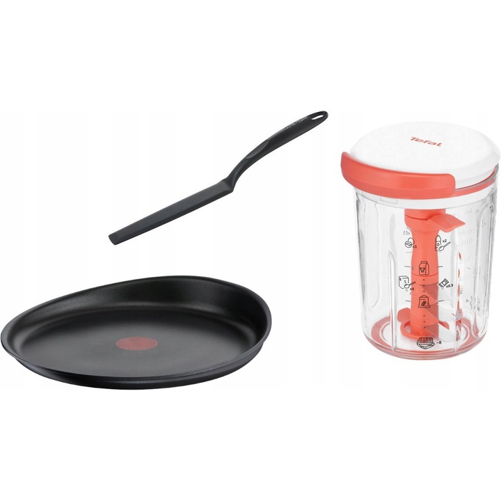 Комплект Tefal Ingenio Unlimited: Тиган 27 см, миксер, шпатула