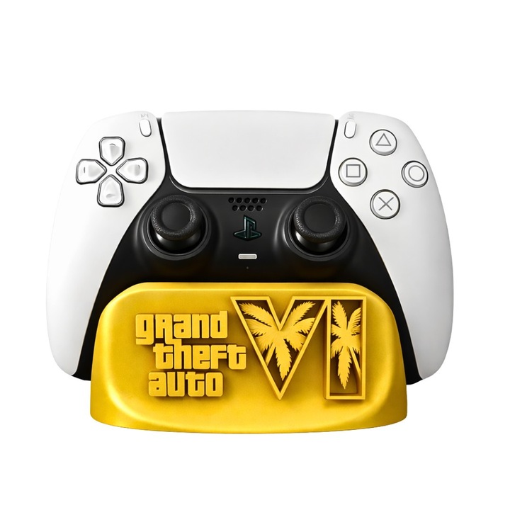 Suport Controller Playstation 5, Auriu, GTA 6