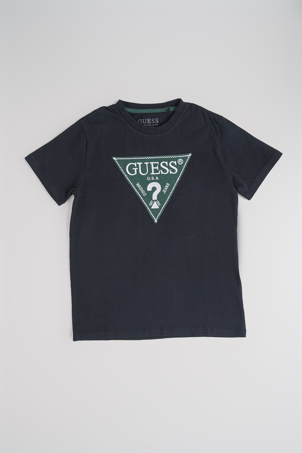 GUESS KIDS, Tricou cu imprimeu logo, Negru, 157-166 CM