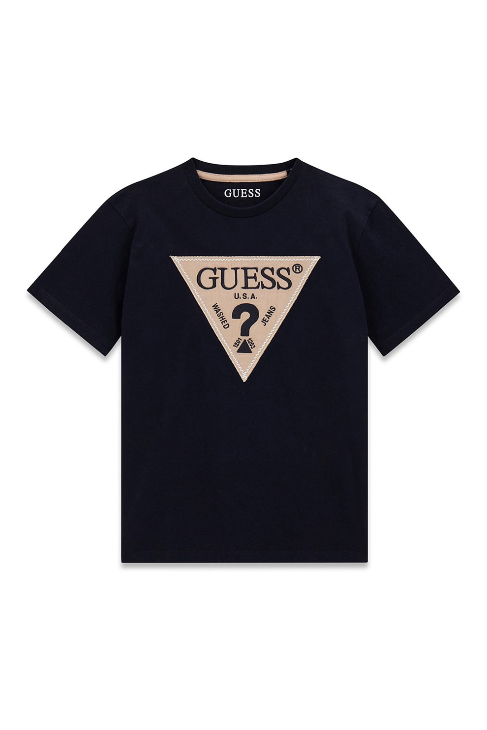 GUESS KIDS, Tricou cu imprimeu logo, Albastru ultramarin, 136-146 CM