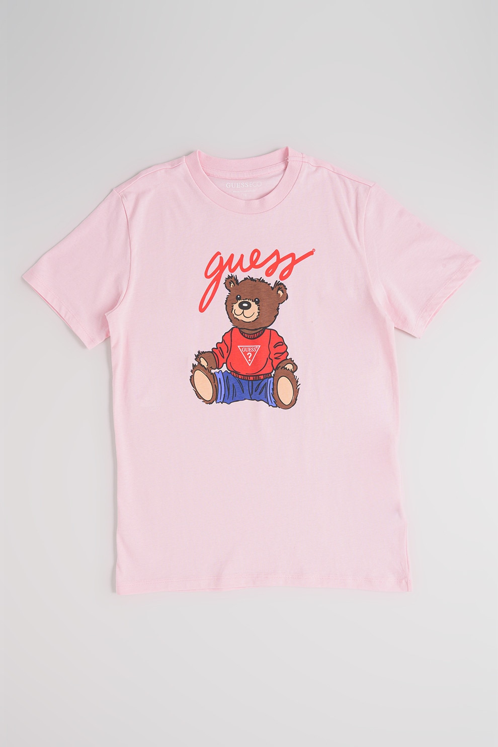 GUESS KIDS, Tricou cu imprimeu grafic, Roz pastel, 147-157 CM