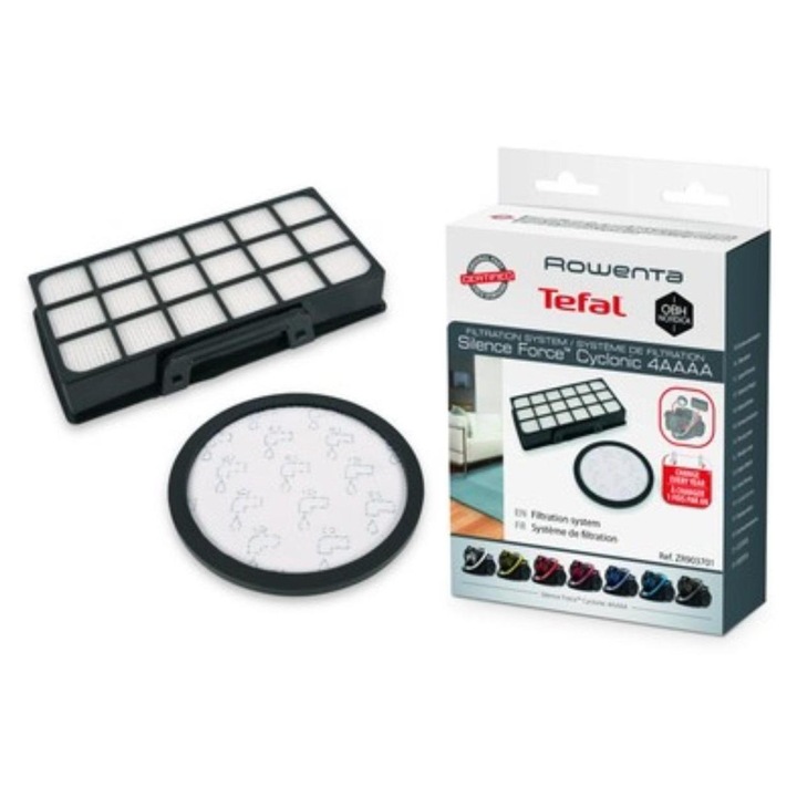 Kit Filtre HEPA Rowenta ZR903701 pentru Aspirator Silence Force RO7612EA411