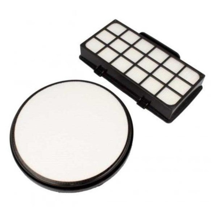 Set filtre Groupe seb, pentru Rowenta ZR006001 pentru aspiratoare fara sac, HEPA, lavabil, 18.7x9.9x3.3cm, diametru 16.5cm