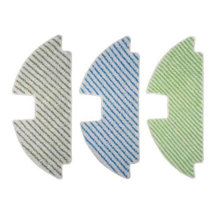Set 3 Lavete Mop Microfibra Original Rowenta pentru Aspirator Robot - ZR177007