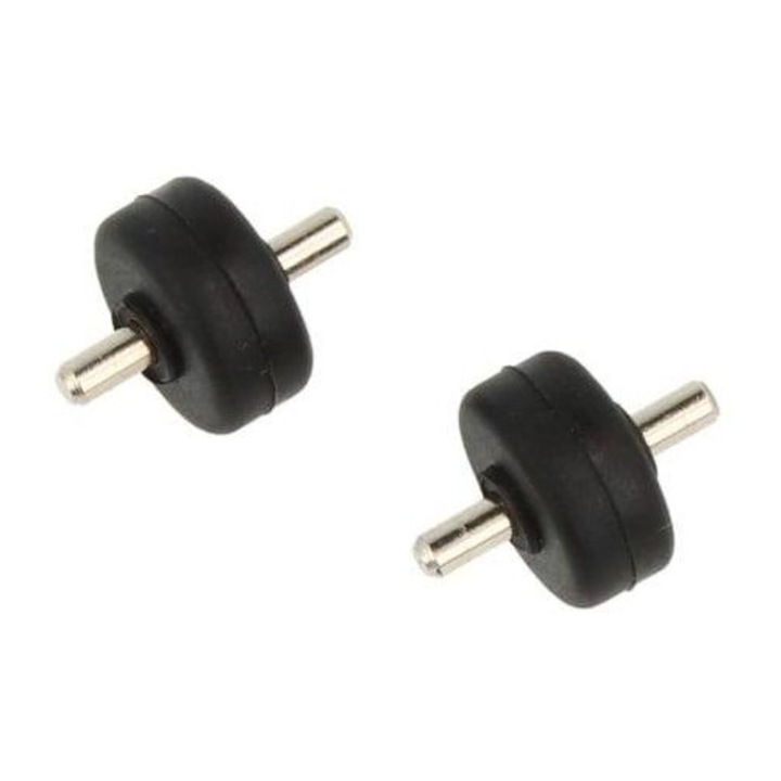 Set roti si ax pentru perie aspirator Groupe SEB, compatibil cu aspirator Rowenta