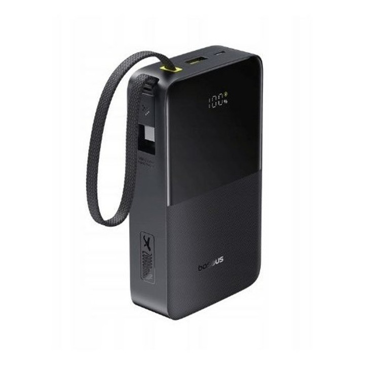 Baseus EnerFill FC51 Bipow2 Pro 20000mAh PowerBank Black, 292067, Powerbank