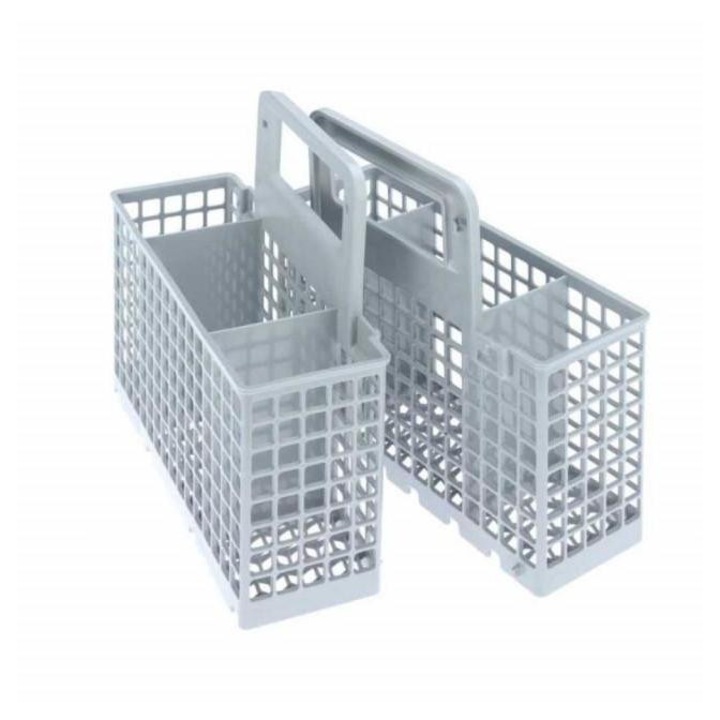 WHIRLPOOL/INDESIT 2 az 1-ben univerzális evőeszközkosár mosogatógépekhez, 20x22x16,4 cm