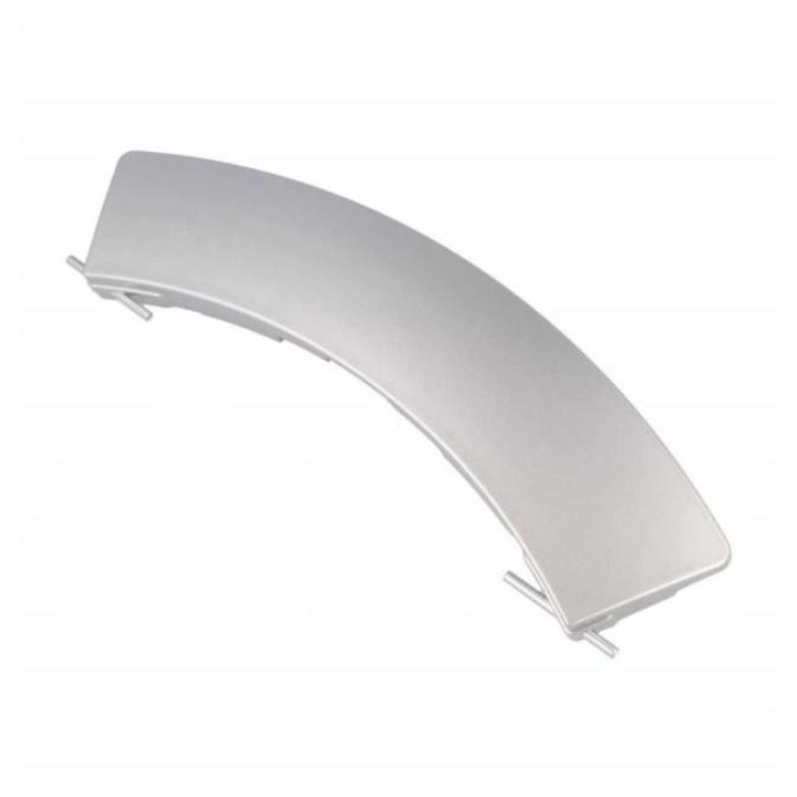 Maner hublou argintiu pentru masini de spalat Bosch si Siemens - compatibil 647424, Dimensiuni 210x65x25mm