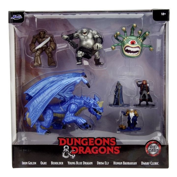Set figurine Dungeons and Dragons, Simba, 7 piese, metalice, multicolor, 10x6cm