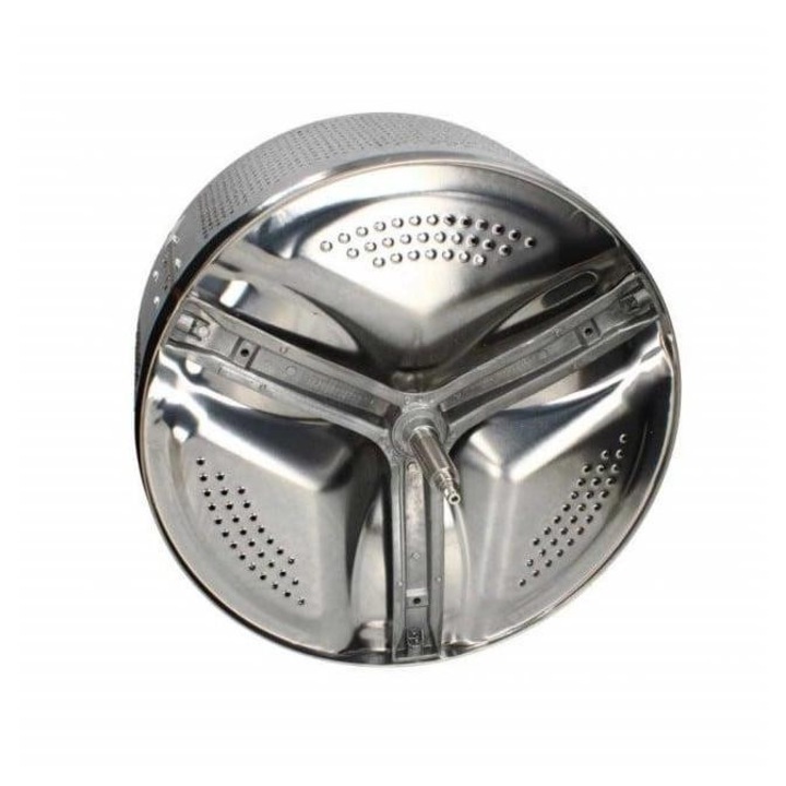 Tambur complet inox, VESTEL, 22006747, E-1000-SK, cu tripoda si 3 palete, compatibil cu masini de spalat rufe frontale