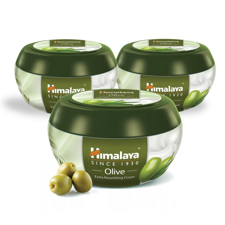 Csomag 3x Olive Extra Nourishing Cream hidratálókrém, HIMALAYA, 3x50ml