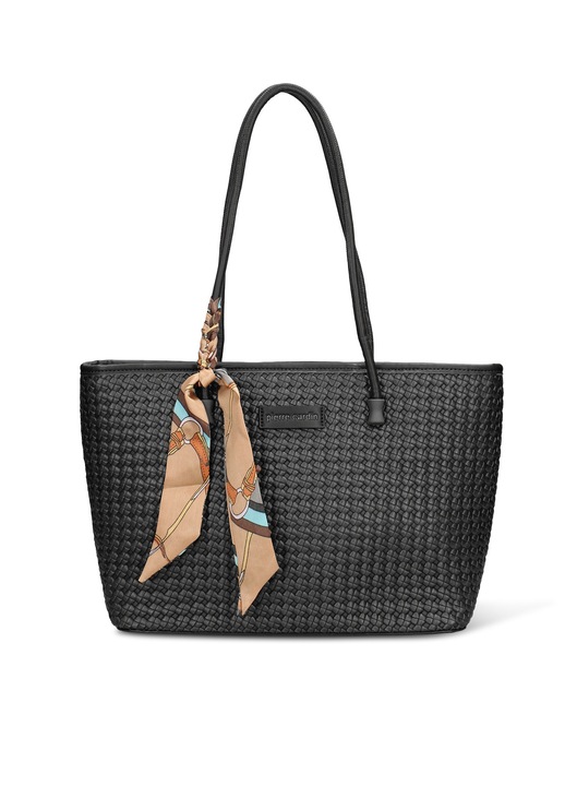 Pierre Cardin, Geanta shopper de piele ecologica Emberly Pro, Negru