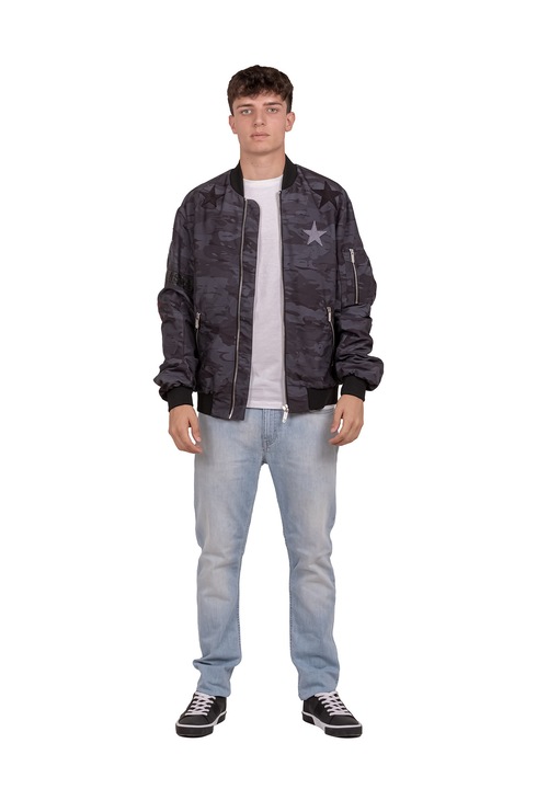 BY Byblos, Jacheta cu model grafic Nebula, Negru