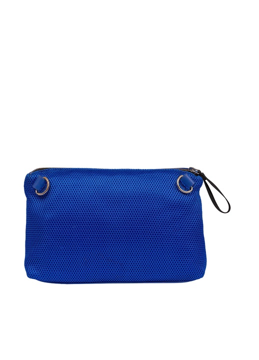 BY Byblos,Geanta crossbody de piele ecologica Valoria Ultra, Albastru royal