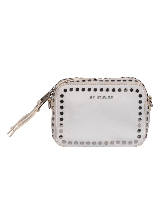 BY Byblos, Geanta crossbody de piele ecologica Elora Chic, Alb