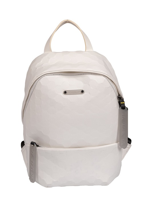 BY Byblos, Rucsac de piele ecologica Seraphina Plus, Alb