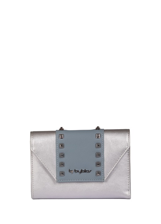 BY Byblos, Portofel cu tinte Lumena Prime, Albastru, Argintiu