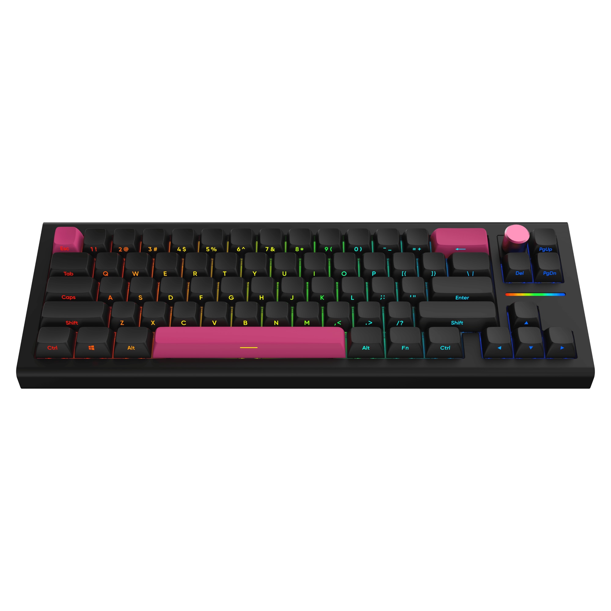 Tastatura Gaming Wireless Nubi NK68 PRO Negru, ANSI US - eMAG.ro