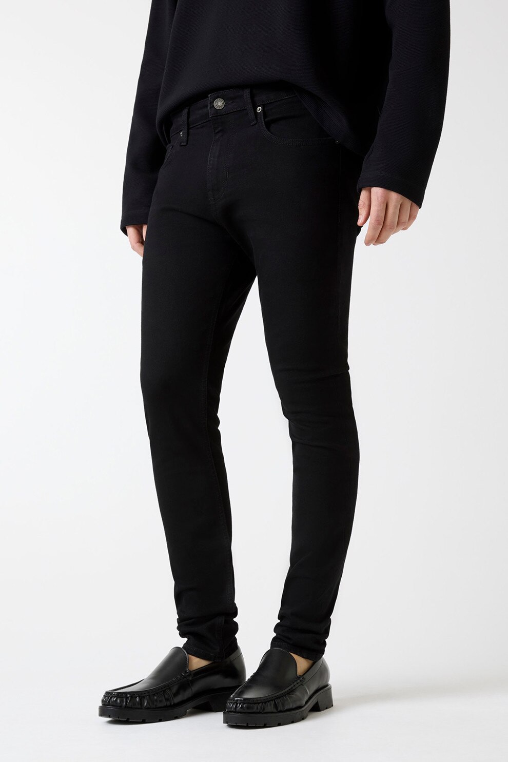 GUESS JEANS, Blugi skinny G12, Negru, W34-L32