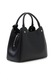 GUESS, Geanta din piele ecologica cu 3 compartimente, Negru