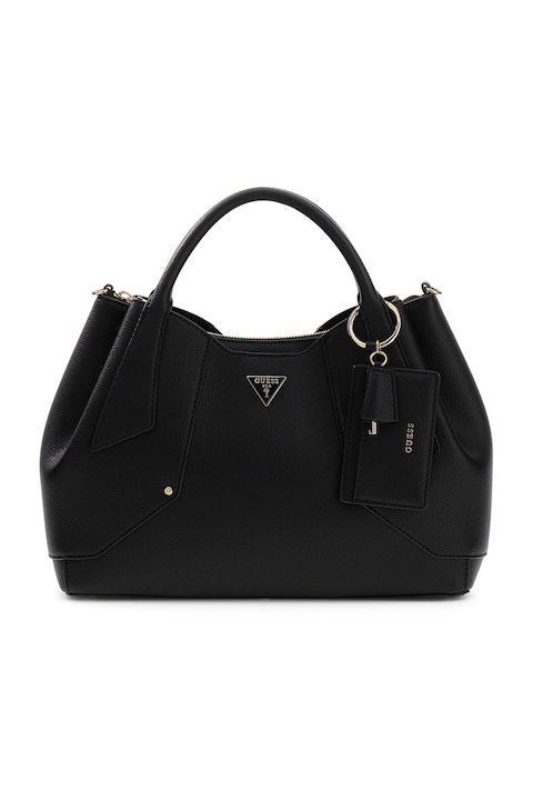 GUESS, Geanta de umar cu fermaor Darcy, Negru
