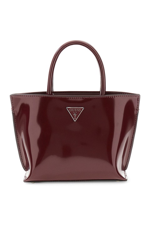 GUESS, Geanta shopper din piele ecologica Arnela, Visiniu