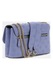 GUESS, Geanta crossbody din piele ecologica cu monograma Dita, Albastru azur