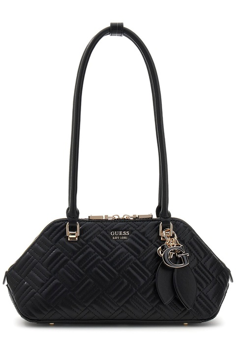 GUESS, Geanta matlasata de umar Sally, Negru