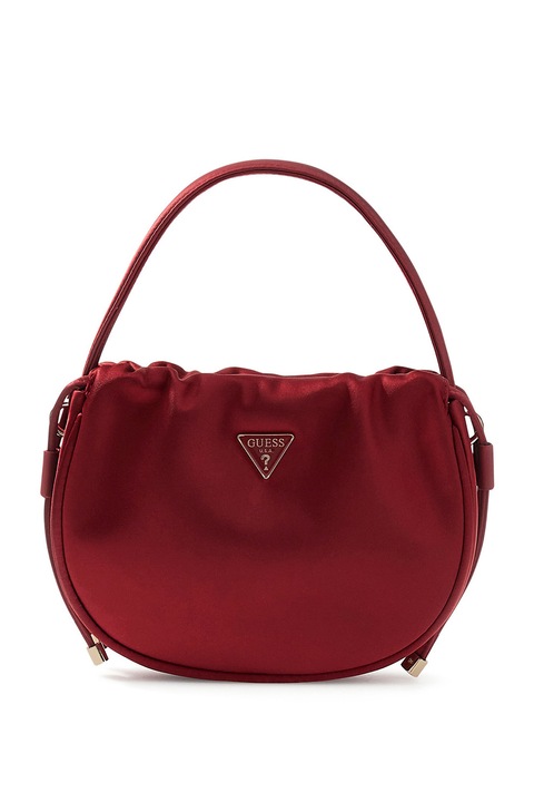 GUESS, Geanta crossbody de satin Elsie, Visiniu