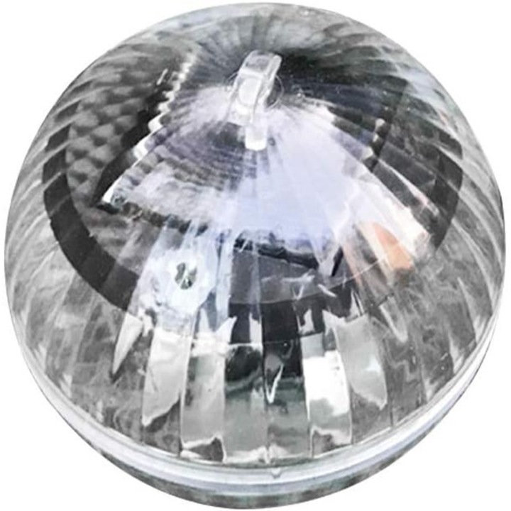 Színes szolár úszó lámpa, 10x10x10cm