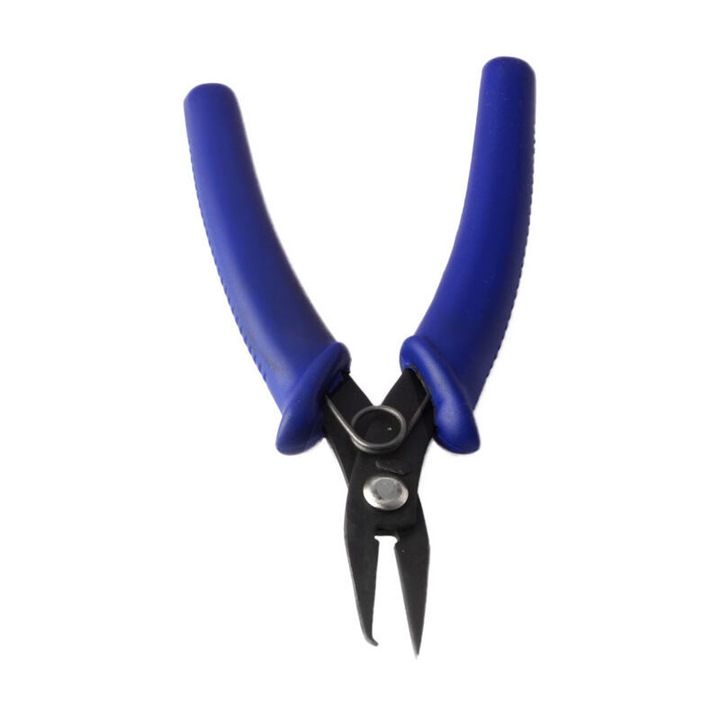Мултифункционални клещи за бижута, синя дръжка, неръждаема стомана