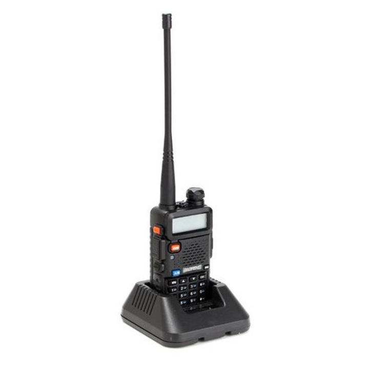 Statie radio portabila UV-5R, 128 canale, antena duala, 100x52x32mm, 560g