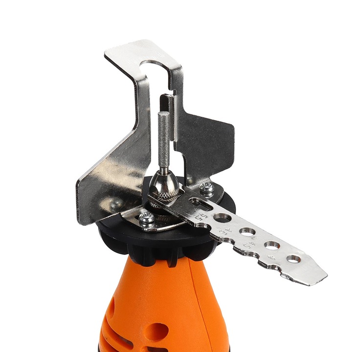 Accesoriu pentru ascutirea lantului de drujba, ghidaj de gaurire pentru polizor electric