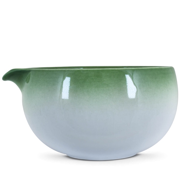 Bol Matcha Matchawan Hayashi, 420 ml, Ceramica Premium, Cu Picurator, Model Hayashi, Autentic Japonez