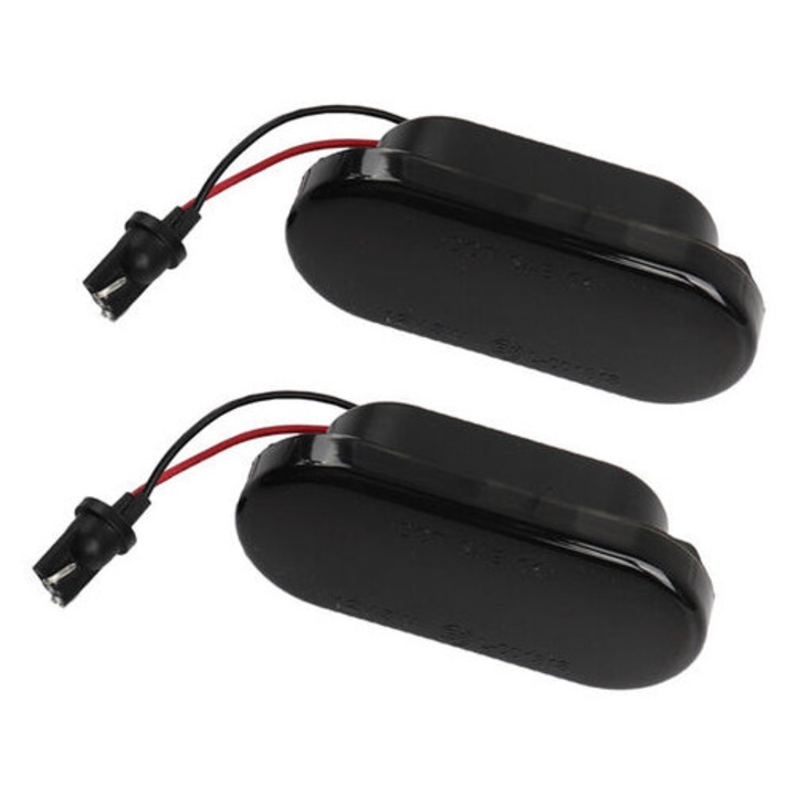 Set 2 Proiectoare LED Semnalizare Dinamica pentru VW Golf/Passat/Polo, Negru, 5W