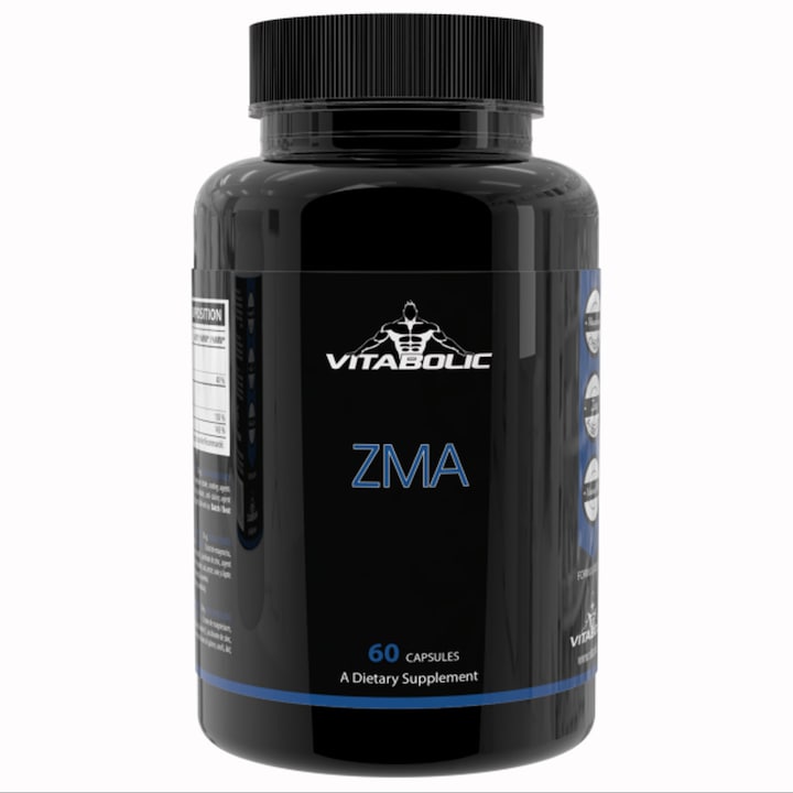 Supliment ZMA Vitabolic 60 capsule – Magneziu, Zinc Picolinate si Vitamina B6 pentru recuperare si somn