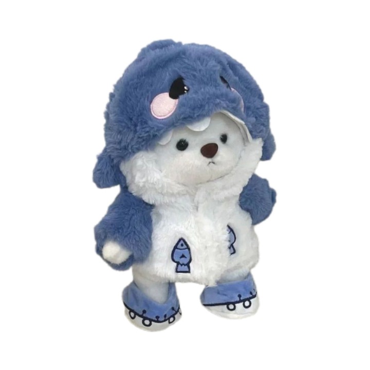 Ursulet de plus tematic rechin, 28cm