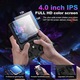 Преносима видео конзола R36 MAX Oricean, 4.0'' HD IPS екран 720x720, вградени 64G с 18000+ игри, 4000mAh акумулаторна батерия, Linux, Черна
