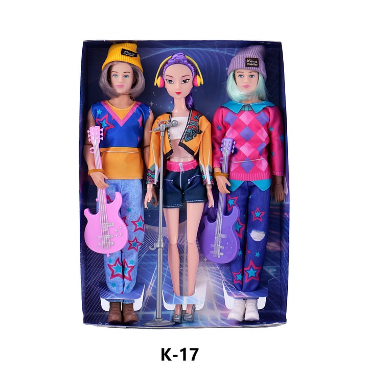 Set figurine K-POP, Witch Hunter Girl Group, 3 piese, vinil