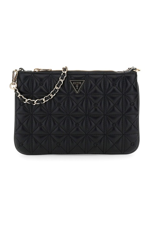GUESS, Portfard cu lant, Negru