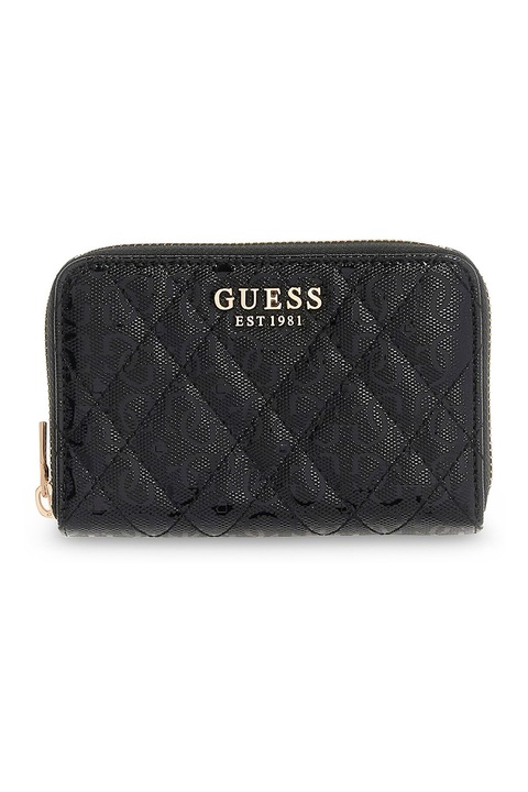 GUESS, Portofel matlasat Isemay, Negru