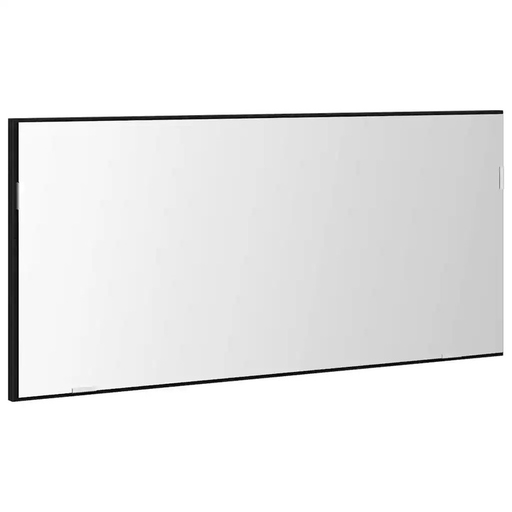 Oglinda vidaXL, Stejar negru 80 x 37 cm Sticla si Lemn Ingineresc