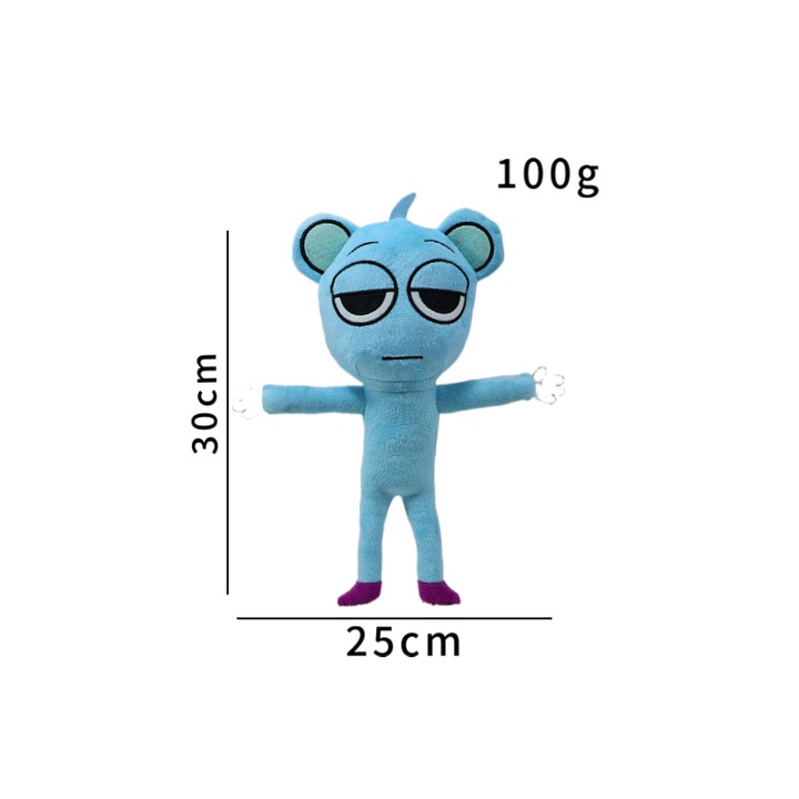 Jucarie de plus, animal de plus, design unic, 30cm, colorat